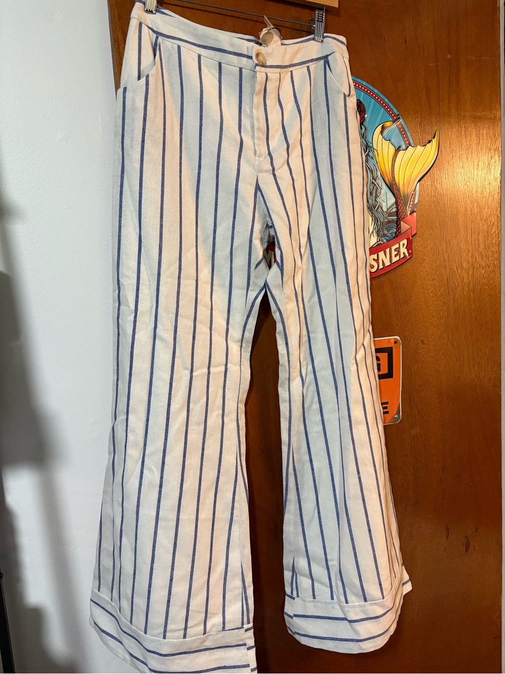 Lucca Couture Flare Nautical Pants
